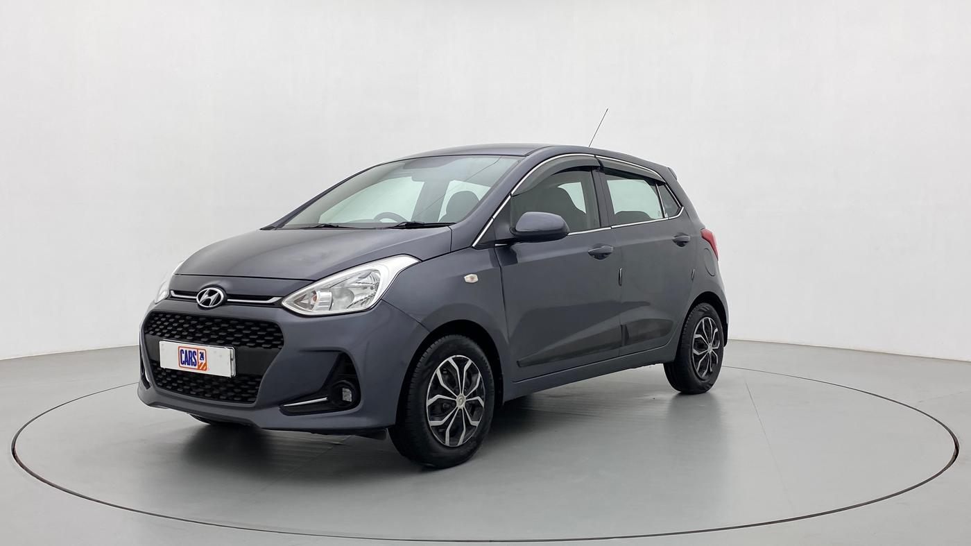 2017 Hyundai Grand i10 SPORTZ 1.2 KAPPA VTVT, CNG, Manual, 51,075 km, Left Front Diagonal