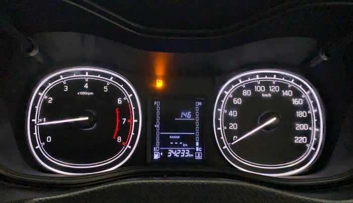 2020 Maruti Vitara Brezza VXI, Petrol, Manual, 34,308 km, Odometer Image