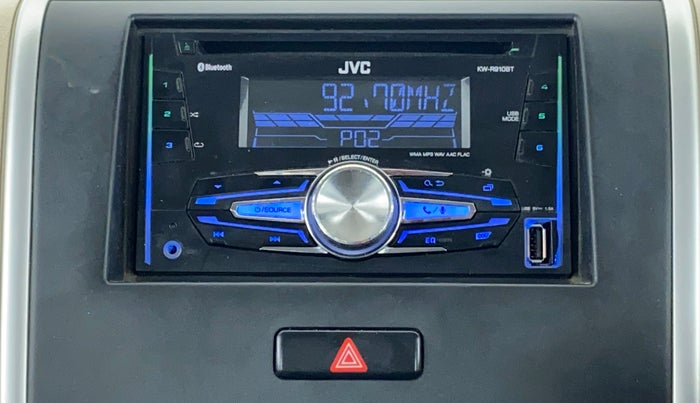 2018 Maruti Wagon R 1.0 LXI CNG, CNG, Manual, 65,952 km, Infotainment System