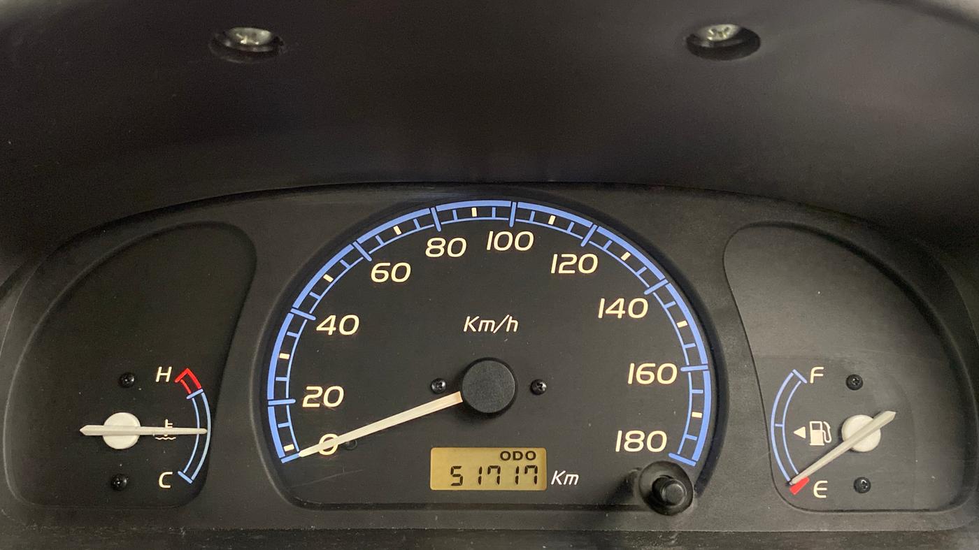 2010 Maruti Wagon R LXI, Petrol, Manual, 51,884 km, Odometer Image