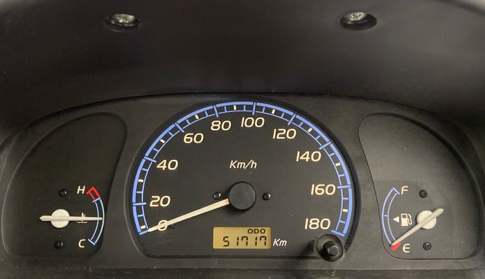 2010 Maruti Wagon R LXI, Petrol, Manual, 51,884 km, Odometer Image