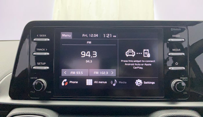 2022 KIA SONET HTK PLUS 1.0 IMT, Petrol, Manual, 26,087 km, Infotainment System