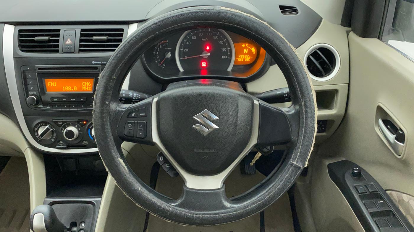 2016 Maruti Celerio ZXI AMT ABS, Petrol, Automatic, 43,592 km, Steering Wheel Close Up