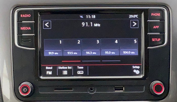 2019 Volkswagen Vento HIGHLINE PLUS 1.2 AT 16 ALLOY, Petrol, Automatic, 56,434 km, Infotainment System