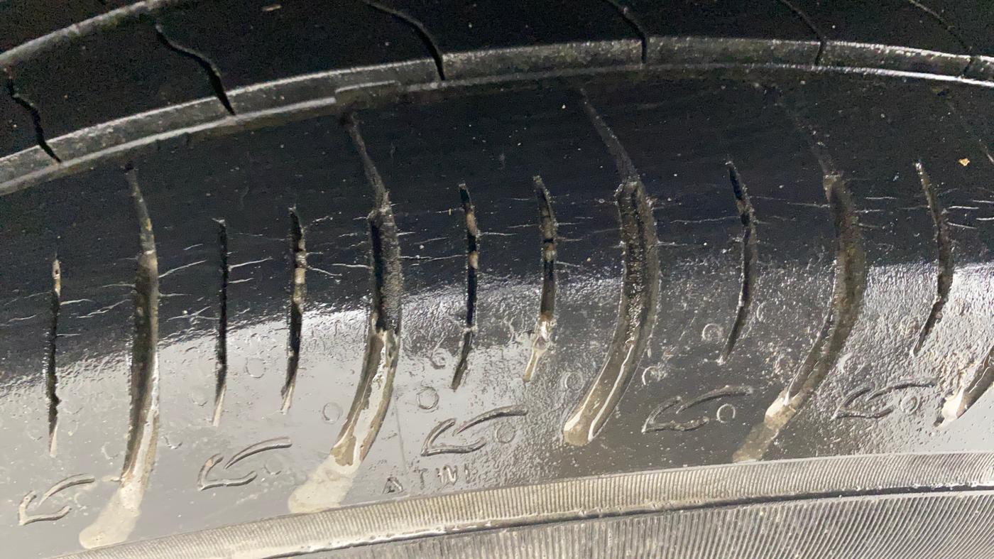 2021 Maruti Baleno DELTA PETROL 1.2, Petrol, Manual, 24,973 km, Left Rear Tyre Tread