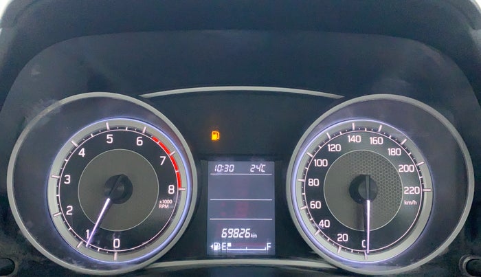 2018 Maruti Dzire ZXI, Petrol, Manual, 69,891 km, Odometer Image