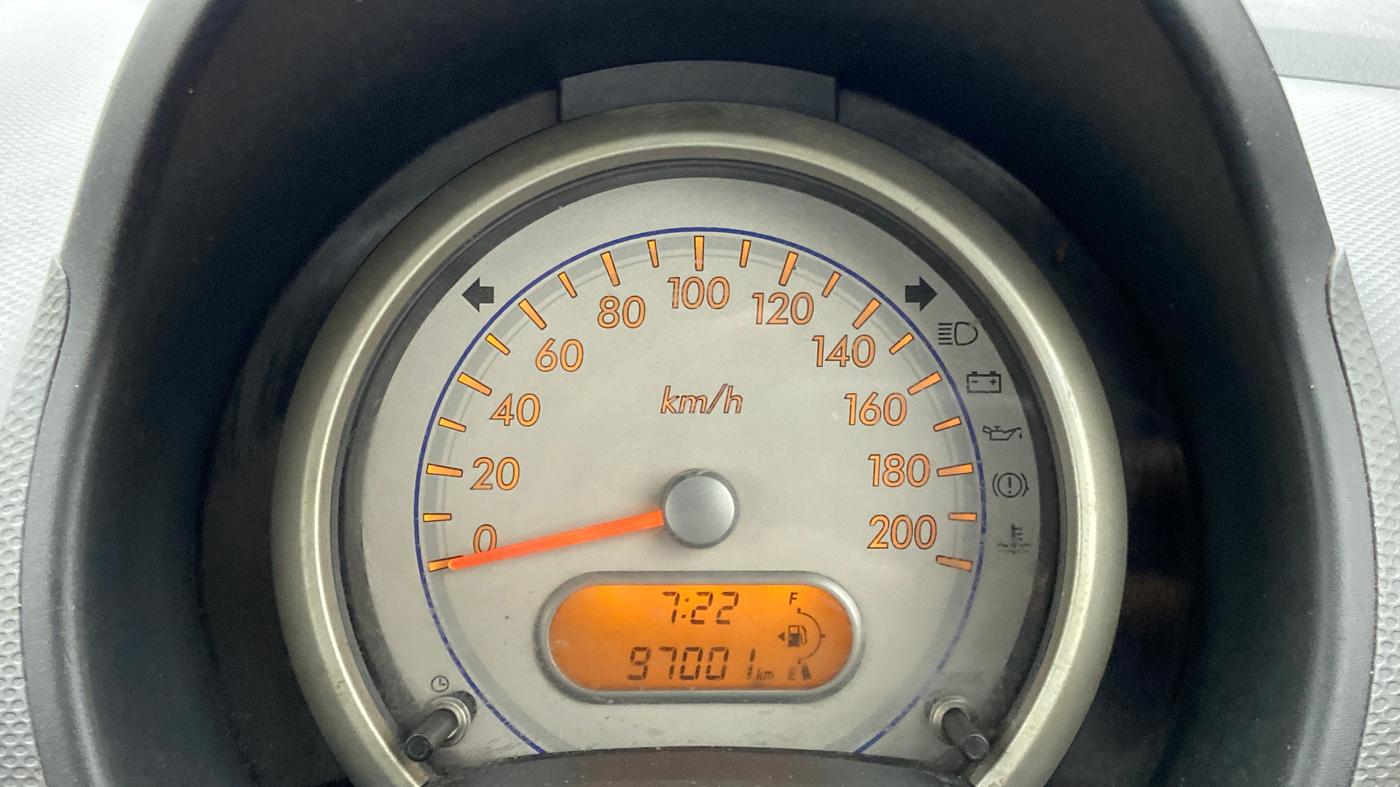 2014 Maruti Ritz LXI, Petrol, Manual, 97,001 km, Odometer Image