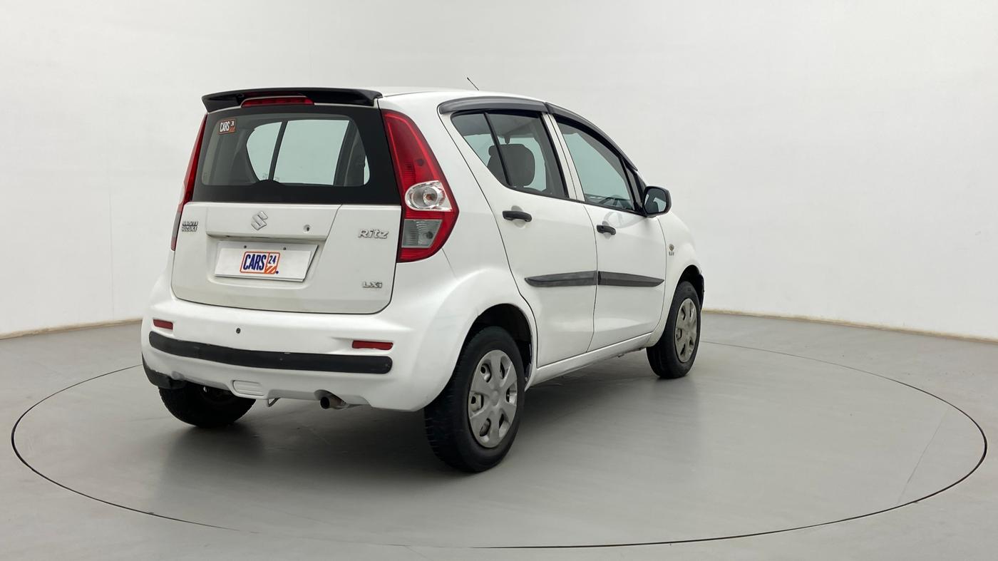 2014 Maruti Ritz LXI, Petrol, Manual, 97,001 km, Right Back Diagonal