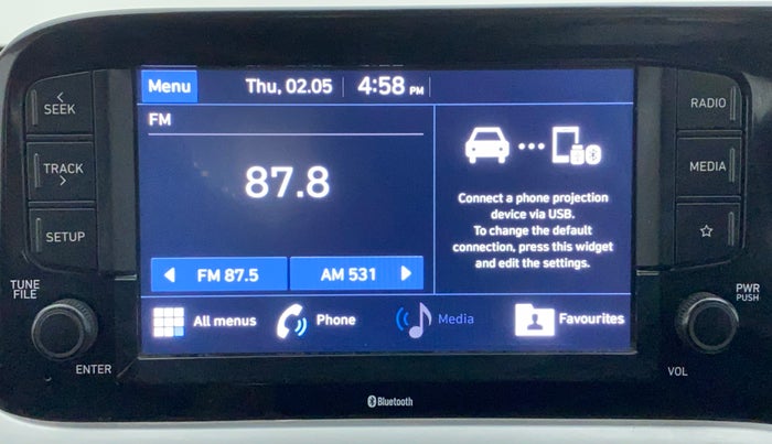 2021 Hyundai GRAND I10 NIOS SPORTZ 1.2 KAPPA VTVT, Petrol, Manual, 43,053 km, Infotainment System