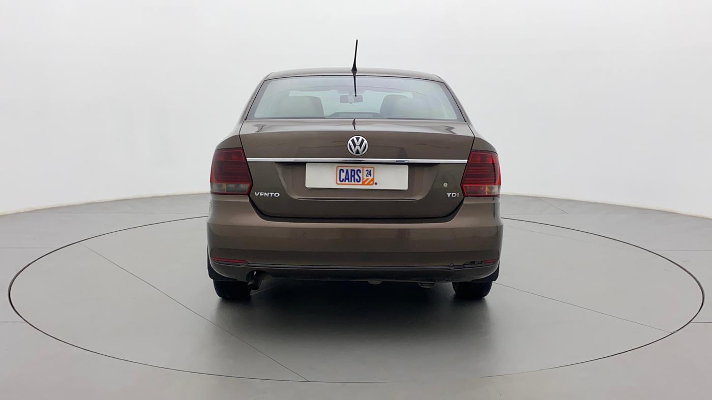 2015 Volkswagen Vento COMFORTLINE 1.5 AT, Diesel, Automatic, 99,094 km, Back/Rear