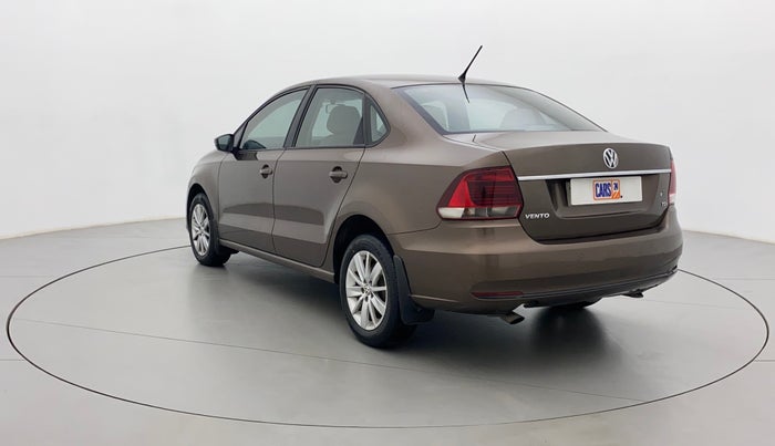 2015 Volkswagen Vento COMFORTLINE 1.5 AT, Diesel, Automatic, 99,094 km, Left Back Diagonal