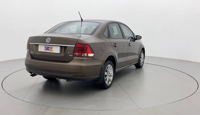 2015 Volkswagen Vento COMFORTLINE 1.5 AT, Diesel, Automatic, 99,094 km, Right Back Diagonal