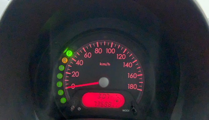 2012 Maruti A Star VXI ABS AT, Petrol, Automatic, 73,687 km, Odometer Image