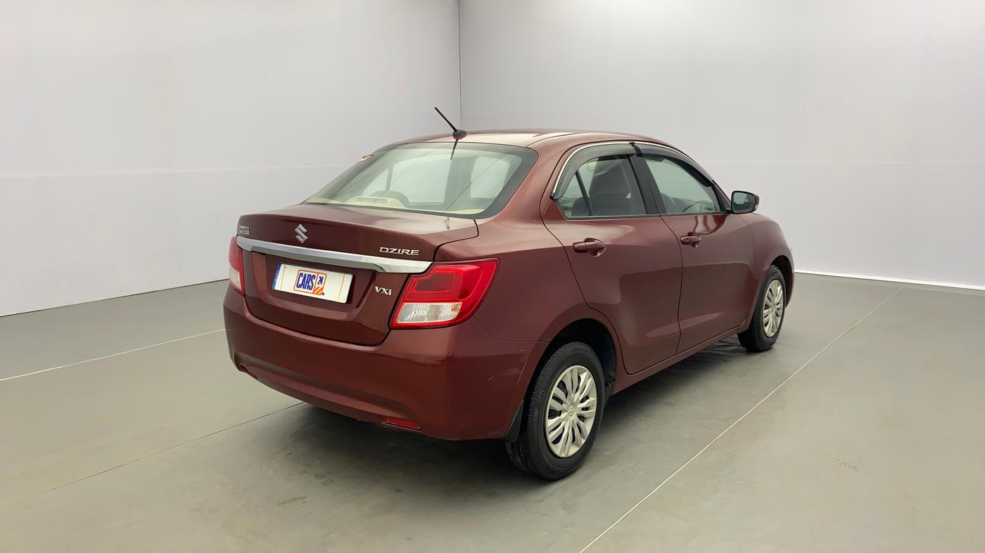 2017 Maruti Dzire VXI AMT, Petrol, Automatic, 57,600 km, Right Back Diagonal