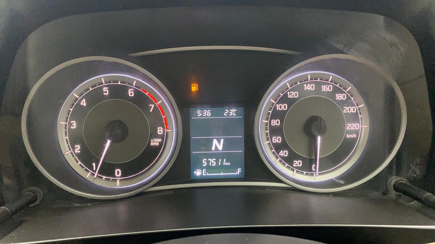 2017 Maruti Dzire VXI AMT, Petrol, Automatic, 57,600 km, Odometer Image