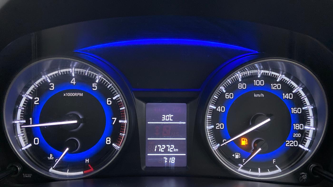 2018 Maruti Baleno DELTA 1.2 K12, Petrol, Manual, 17,286 km, Odometer Image