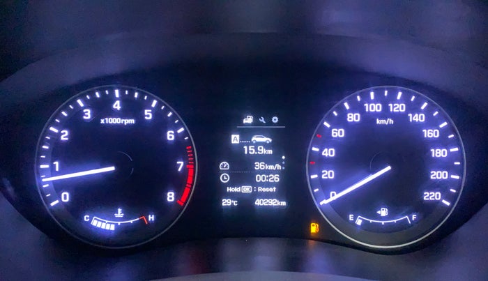 2016 Hyundai Elite i20 ASTA 1.2 (O), Petrol, Manual, 40,338 km, Odometer Image