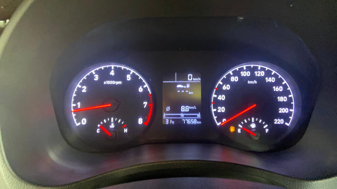 2018 Hyundai Verna 1.6 VTVT SX, Petrol, Manual, 77,642 km, Odometer Image