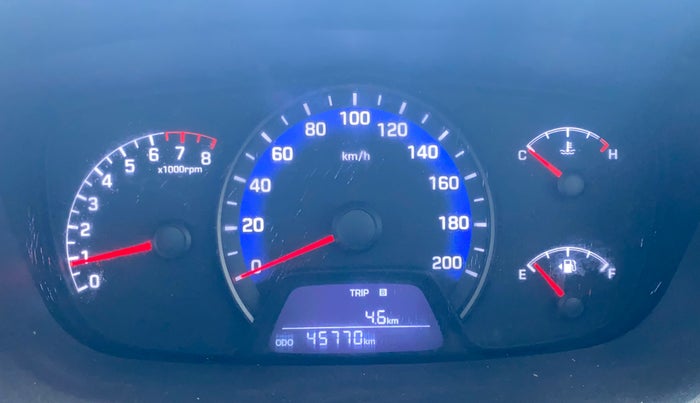 2015 Hyundai Xcent S 1.2, Petrol, Manual, 45,769 km, Odometer Image