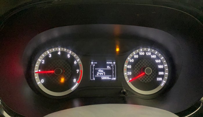 2020 Hyundai GRAND I10 NIOS SPORTZ 1.2 KAPPA VTVT CNG, CNG, Manual, 58,784 km, Odometer Image