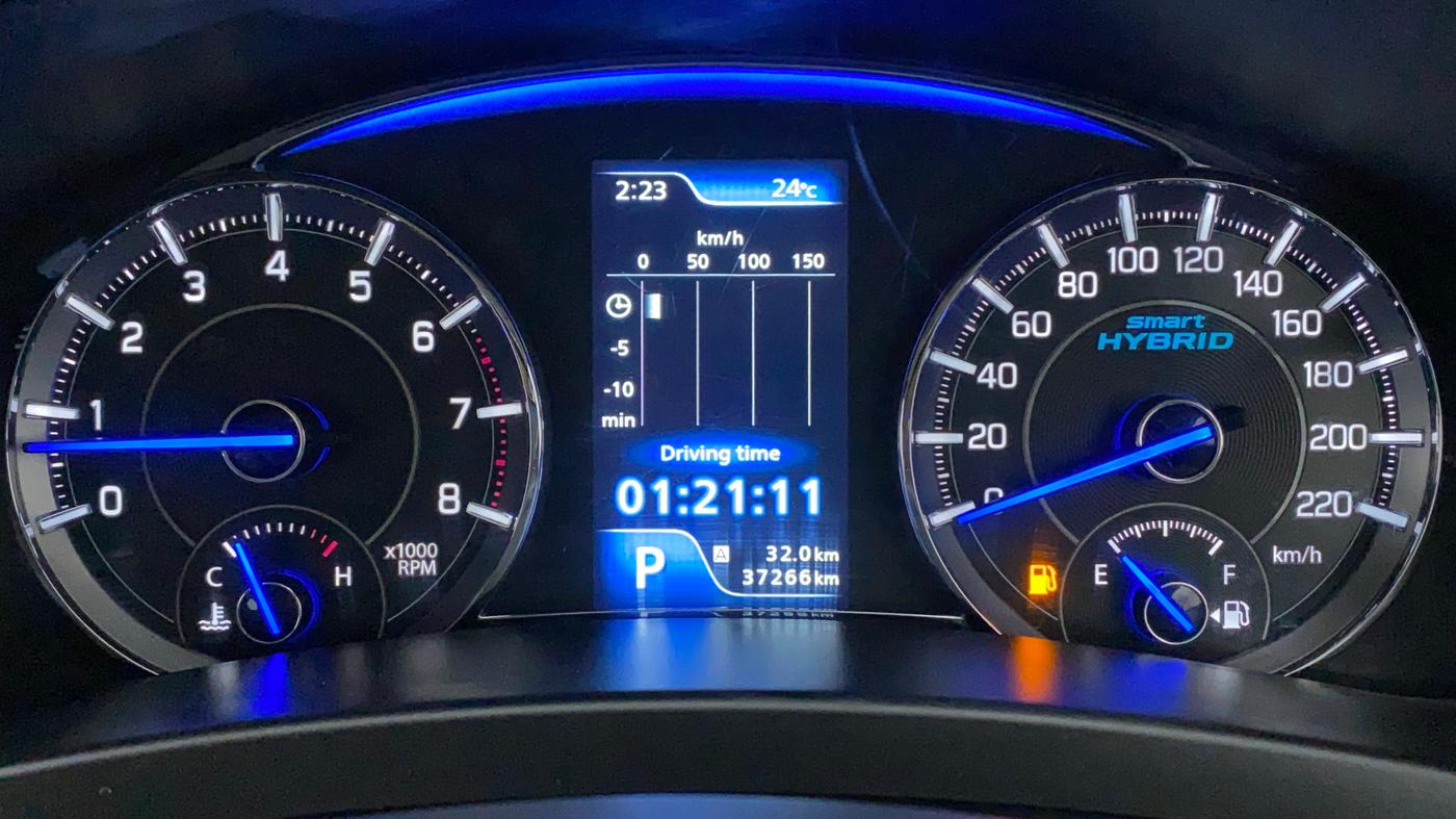 2021 Maruti Ciaz ALPHA  AT 1.5 SHVS PETROL, Petrol, Automatic, 37,265 km, Odometer Image