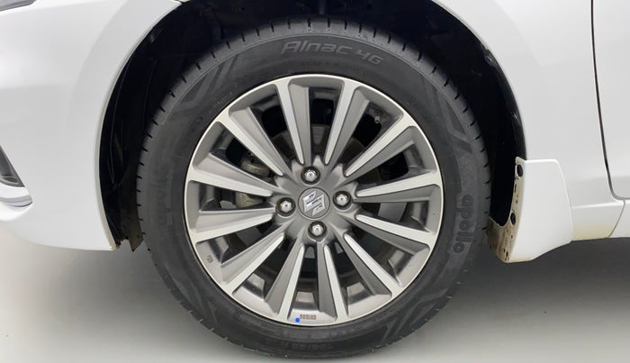 2021 Maruti Ciaz ALPHA  AT 1.5 SHVS PETROL, Petrol, Automatic, 37,265 km, Left Front Wheel