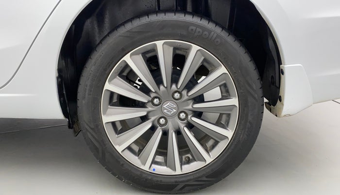 2021 Maruti Ciaz ALPHA  AT 1.5 SHVS PETROL, Petrol, Automatic, 37,265 km, Left Rear Wheel
