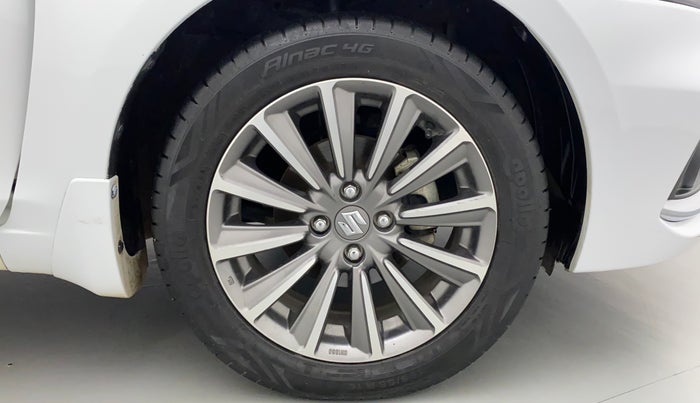 2021 Maruti Ciaz ALPHA  AT 1.5 SHVS PETROL, Petrol, Automatic, 37,265 km, Right Front Wheel