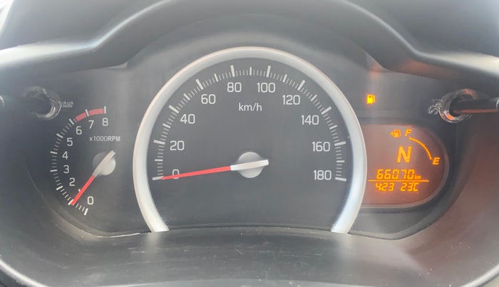2017 Maruti Celerio ZXI AMT, Petrol, Automatic, 66,070 km, Odometer Image