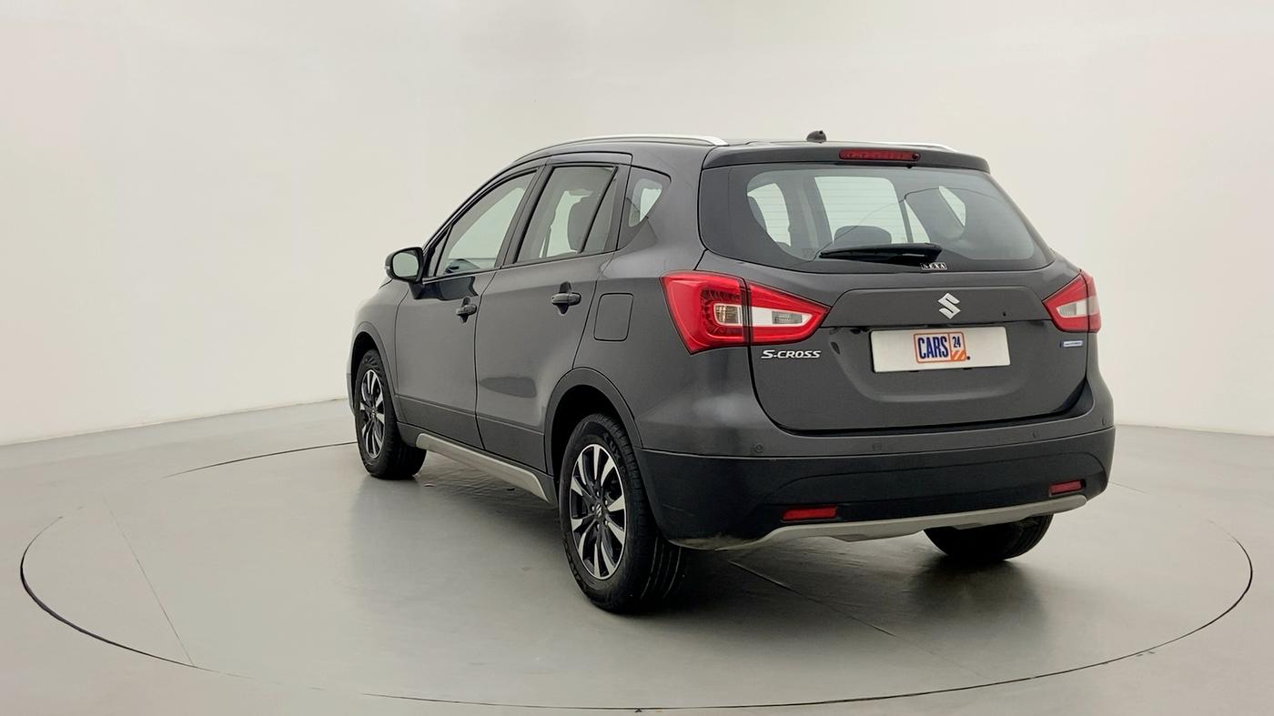 2020 Maruti S Cross ALPHA AT SMART HYBRID, Petrol, Automatic, 24,427 km, Left Back Diagonal