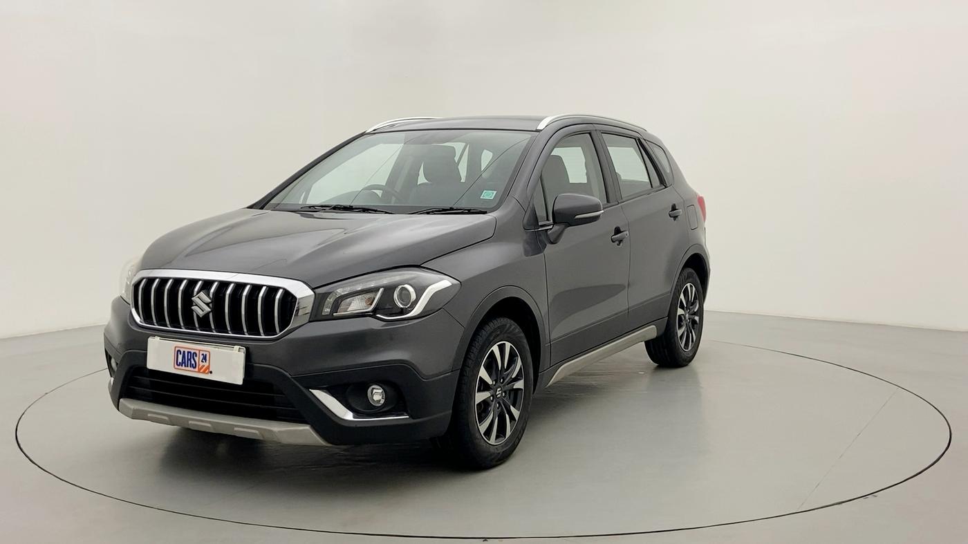 2020 Maruti S Cross ALPHA AT SMART HYBRID, Petrol, Automatic, 24,427 km, Left Front Diagonal