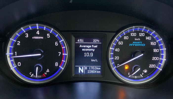 2020 Maruti S Cross ALPHA AT SMART HYBRID, Petrol, Automatic, 24,427 km, Odometer Image