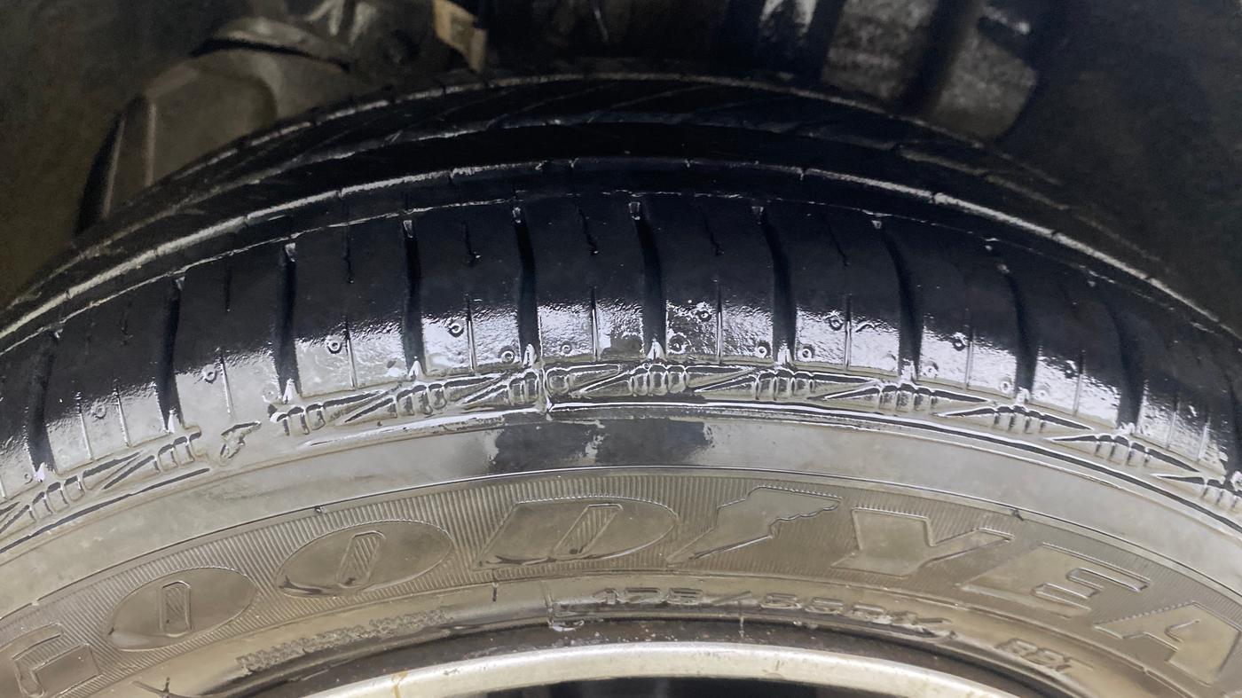 2022 Tata TIGOR XZ PLUS CNG, CNG, Manual, 44,071 km, Left Front Tyre Tread