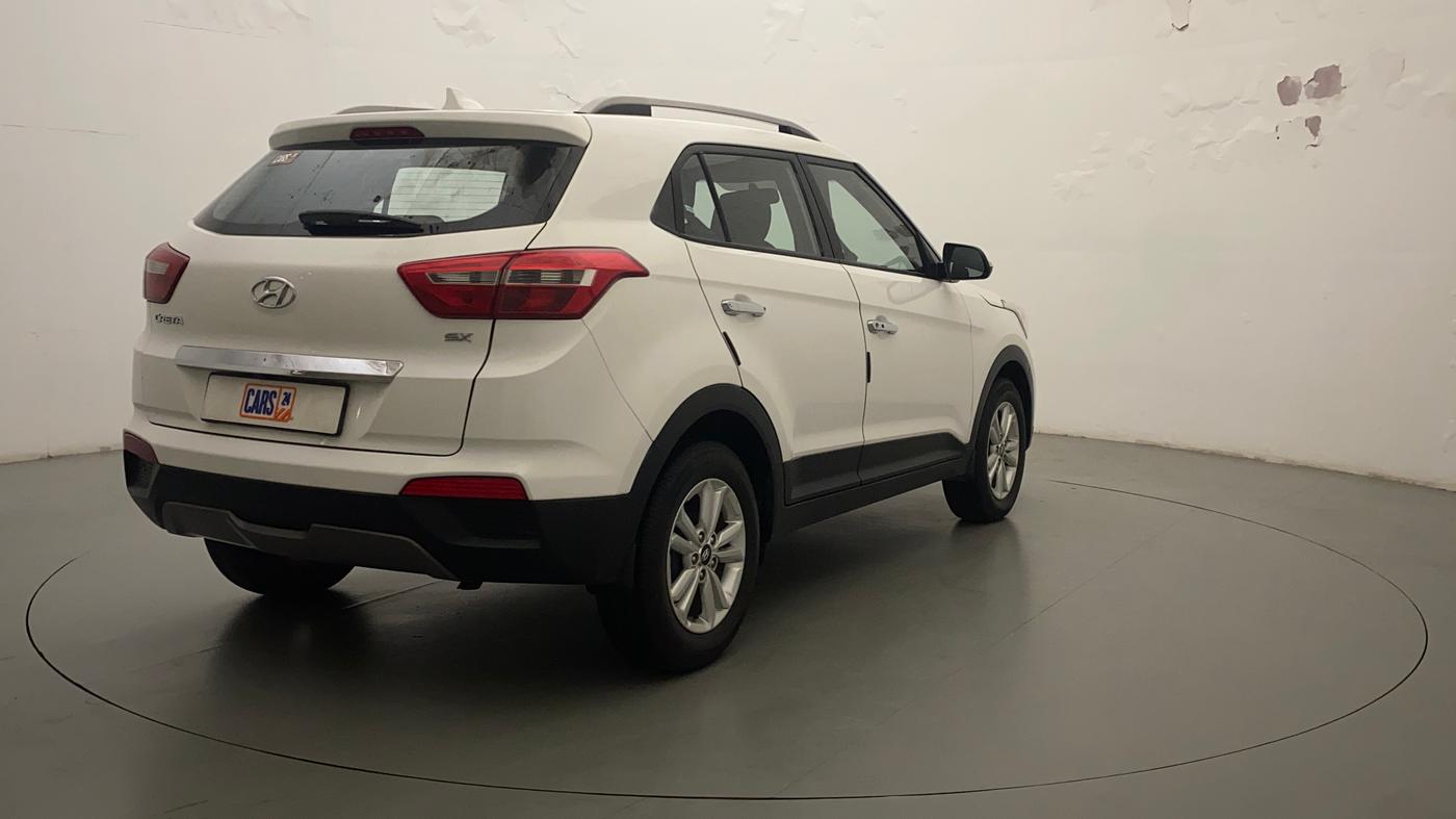 2016 Hyundai Creta SX PLUS 1.6 PETROL, Petrol, Manual, 57,658 km, Right Back Diagonal