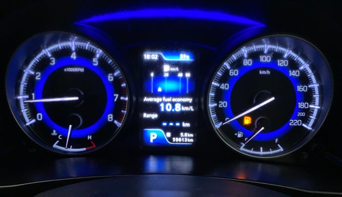 2018 Maruti Baleno ALPHA CVT PETROL 1.2, Petrol, Automatic, 59,911 km, Odometer Image