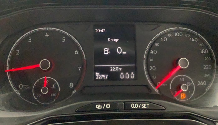 2023 Volkswagen VIRTUS HIGHLINE TSI 1.0 MT, Petrol, Manual, 22,718 km, Odometer Image