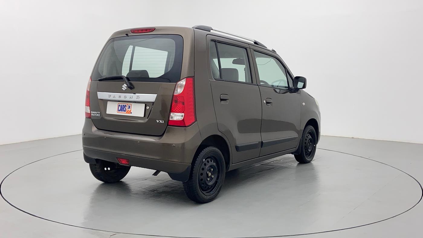 2014 Maruti Wagon R 1.0 VXI, Petrol, Manual, 20,401 km, Right Back Diagonal (45- Degree) View