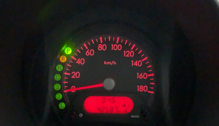 2012 Maruti A Star VXI (ABS) AT, Petrol, Automatic, 42,587 km, Odometer Image