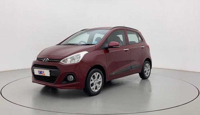 2014 Hyundai Grand i10 SPORTZ 1.2 KAPPA VTVT, Petrol, Manual, 24,148 km, Left Front Diagonal