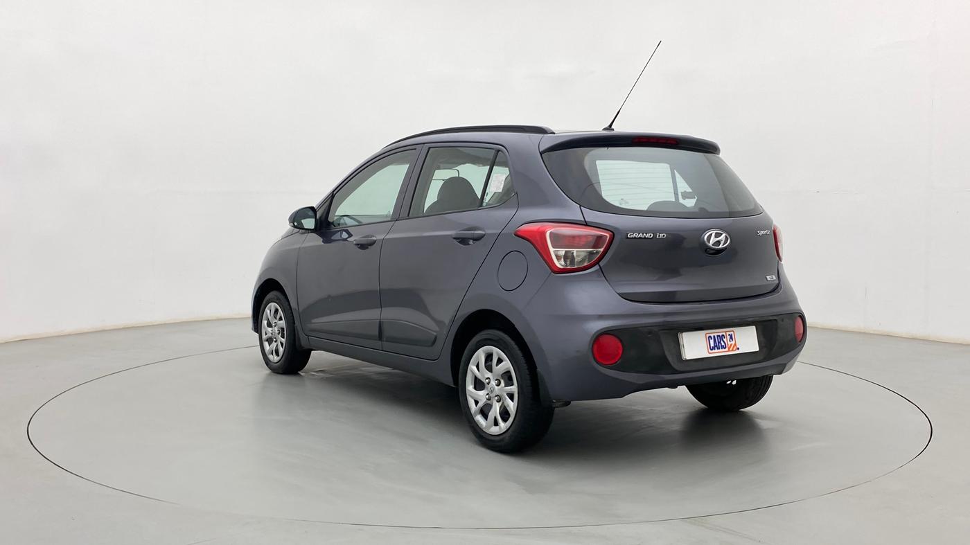 2017 Hyundai Grand i10 SPORTZ 1.2 KAPPA VTVT, Petrol, Manual, 82,163 km, Left Back Diagonal