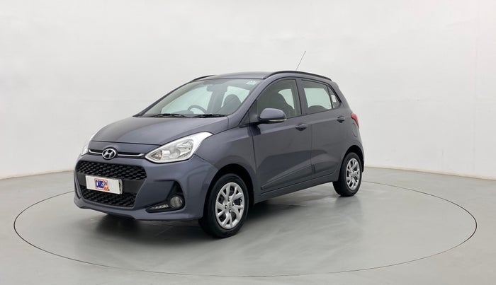 2017 Hyundai Grand i10 SPORTZ 1.2 KAPPA VTVT, Petrol, Manual, 82,163 km, Left Front Diagonal
