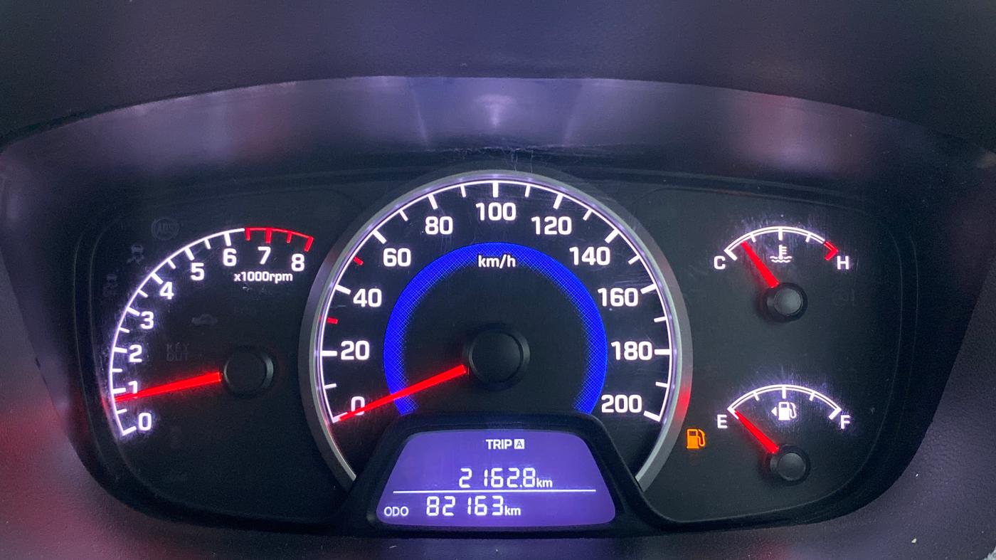 2017 Hyundai Grand i10 SPORTZ 1.2 KAPPA VTVT, Petrol, Manual, 82,163 km, Odometer Image