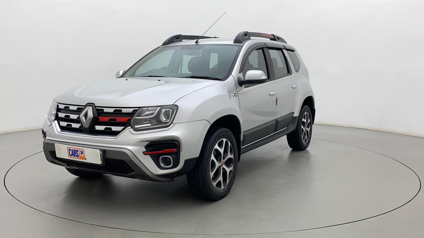 2020 Renault Duster RXS 1.3 TURBO PETROL CVT, Petrol, Automatic, 49,264 km, Left Front Diagonal