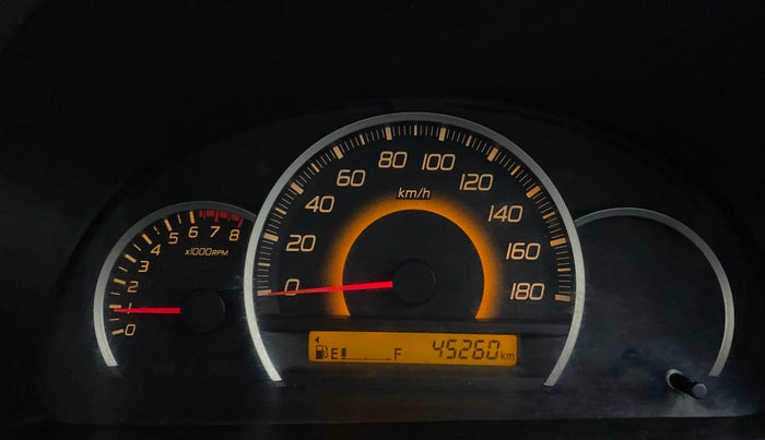 2014 Maruti Wagon R 1.0 VXI, Petrol, Manual, 45,260 km, Odometer Image