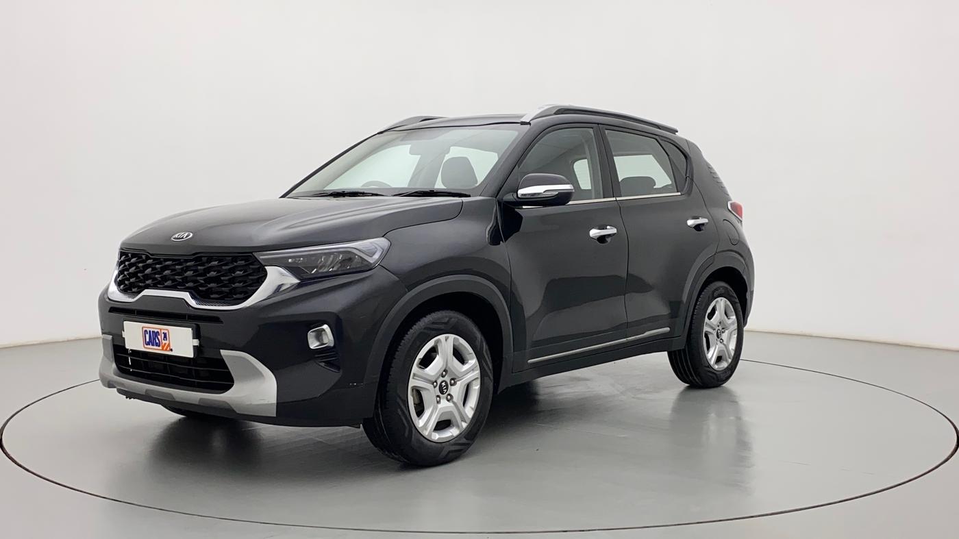 2021 KIA SONET HTX 1.0 IMT, Petrol, Manual, 13,676 km, Left Front Diagonal