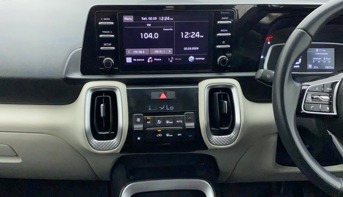 2021 KIA SONET HTX 1.0 IMT, Petrol, Manual, 13,676 km, Air Conditioner