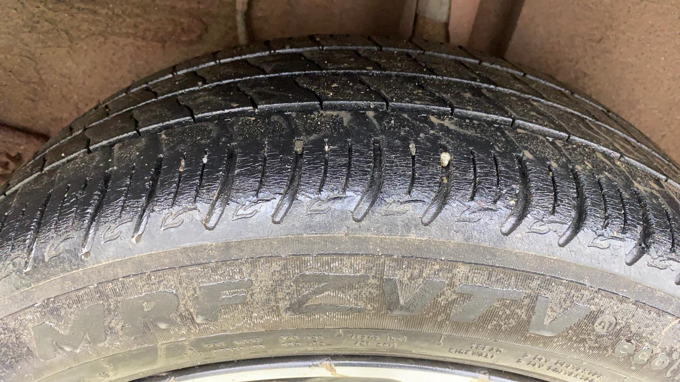 2020 Tata ALTROZ XZ PETROL, Petrol, Manual, 48,191 km, Left Rear Tyre Tread