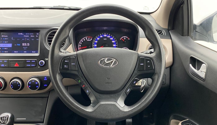 2017 Hyundai Xcent SX 1.2, Petrol, Manual, 73,393 km, Steering Wheel Close Up