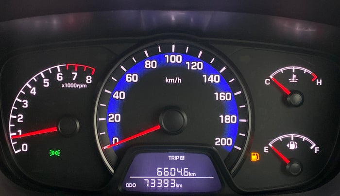 2017 Hyundai Xcent SX 1.2, Petrol, Manual, 73,393 km, Odometer Image