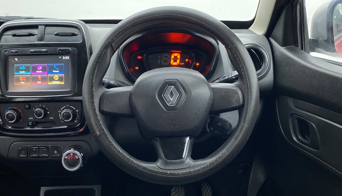 2017 Renault Kwid RXT 1.0 EASY-R AT OPTION, Petrol, Automatic, 41,069 km, Steering Wheel Close-up